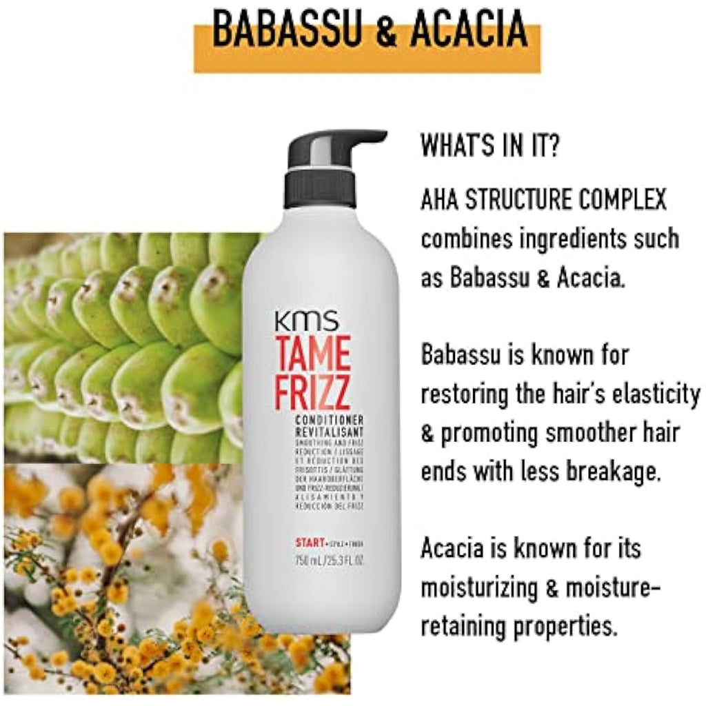 KMS Tame Frizz Smoothing Conditioner | Frizz Control for Curly Hair, 750ml