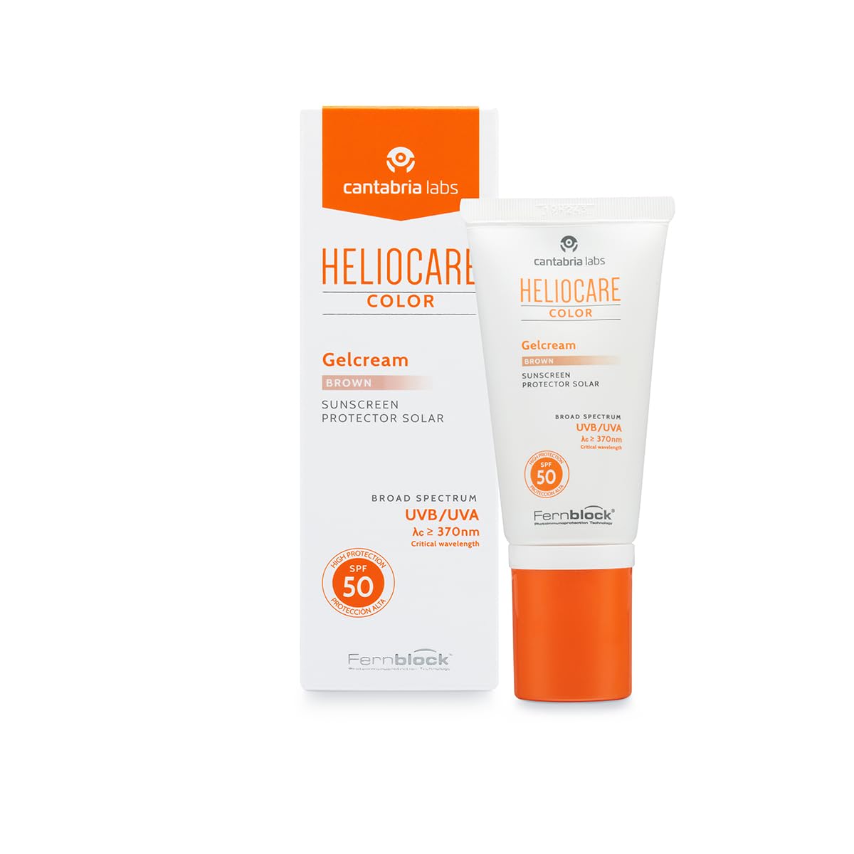 Heliocare Colour Gelcream Brown SPF 50 – Tinted Anti-Ageing Sunscreen 50ml