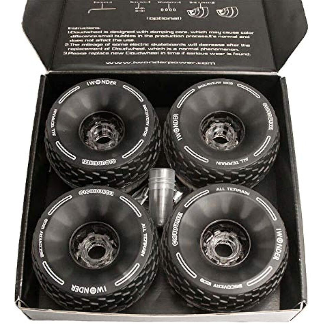 IWONDER Cloud Wheel 120mm Discovery All Terrain Electric Skateboard Wheels