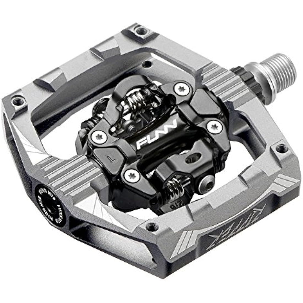 Funn Ripper MTB Clipless Pedals – SPD Compatible 6061 Alloy Platform