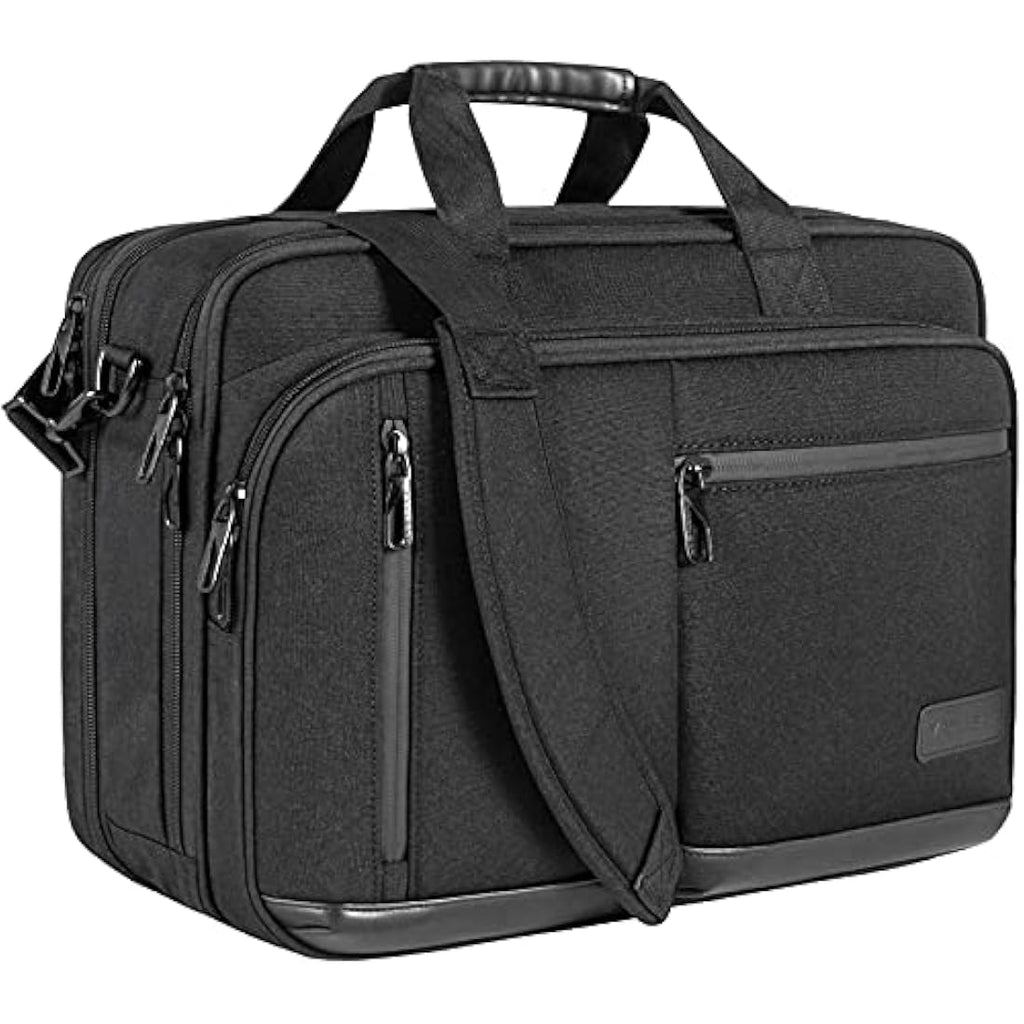 VANKEAN 17.3 Inch Laptop Briefcase | Expandable Water-Repellent Bag