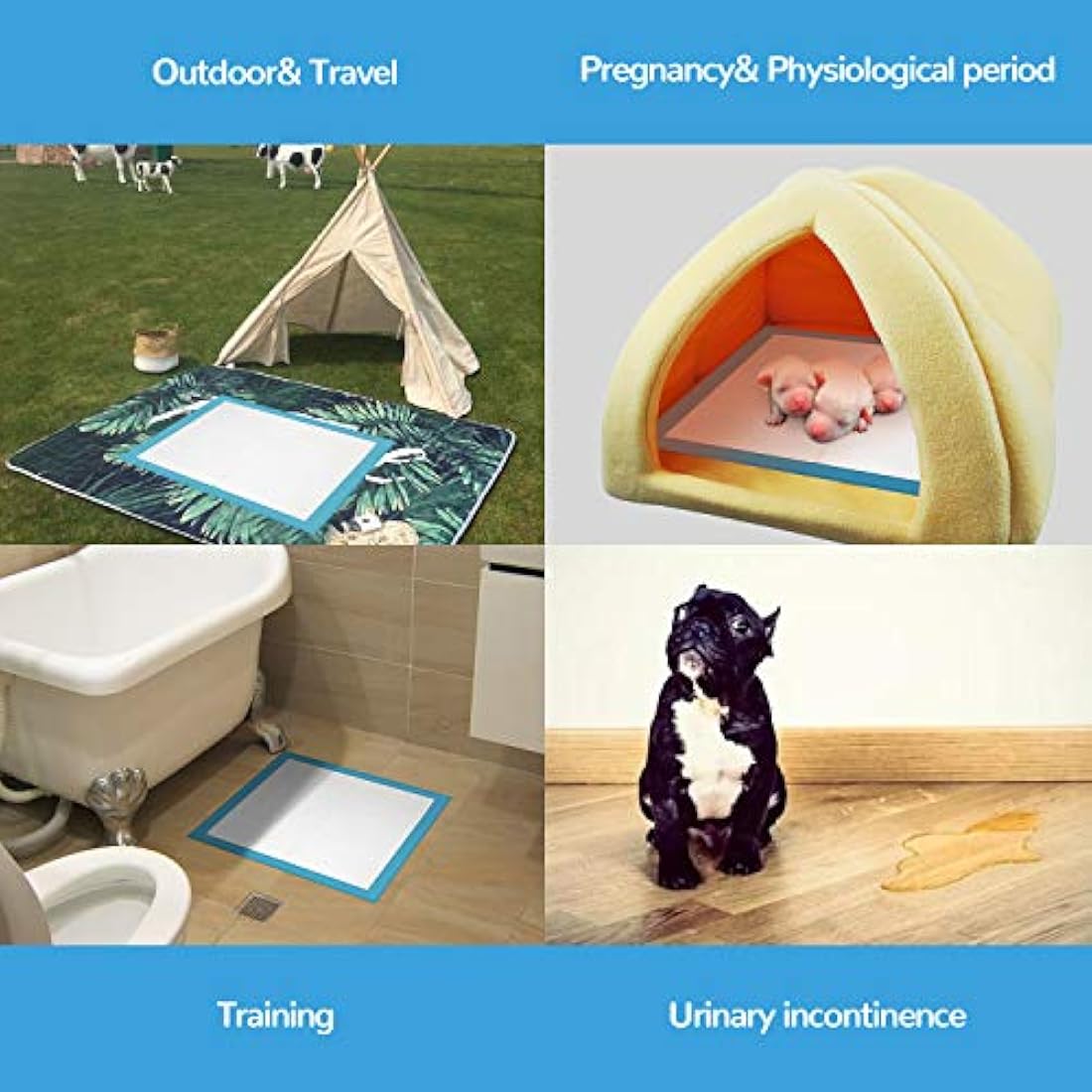 Petphabet XXL Puppy Pads – 60x90cm Super Absorbent Dog Training Pads