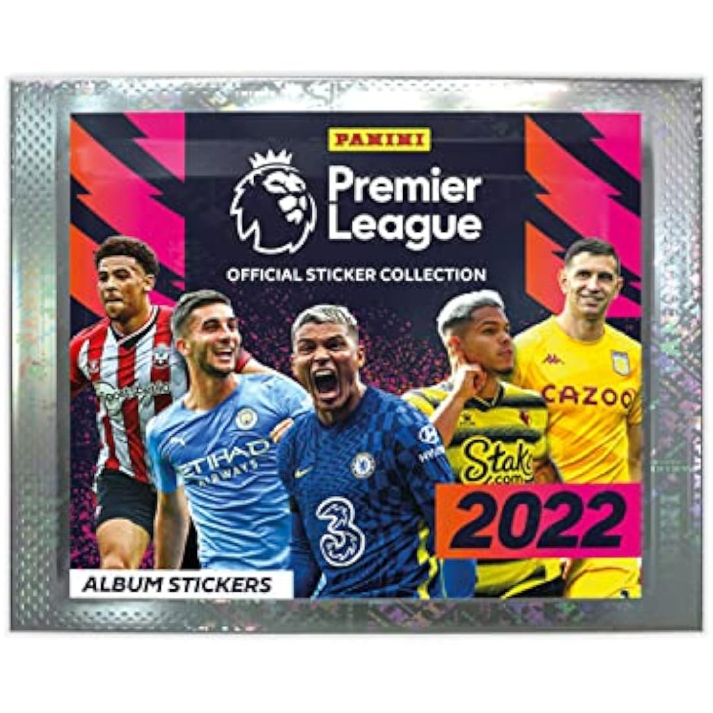 Panini Premier League 2022 Sticker Collection – 100 Packs (500 Stickers)