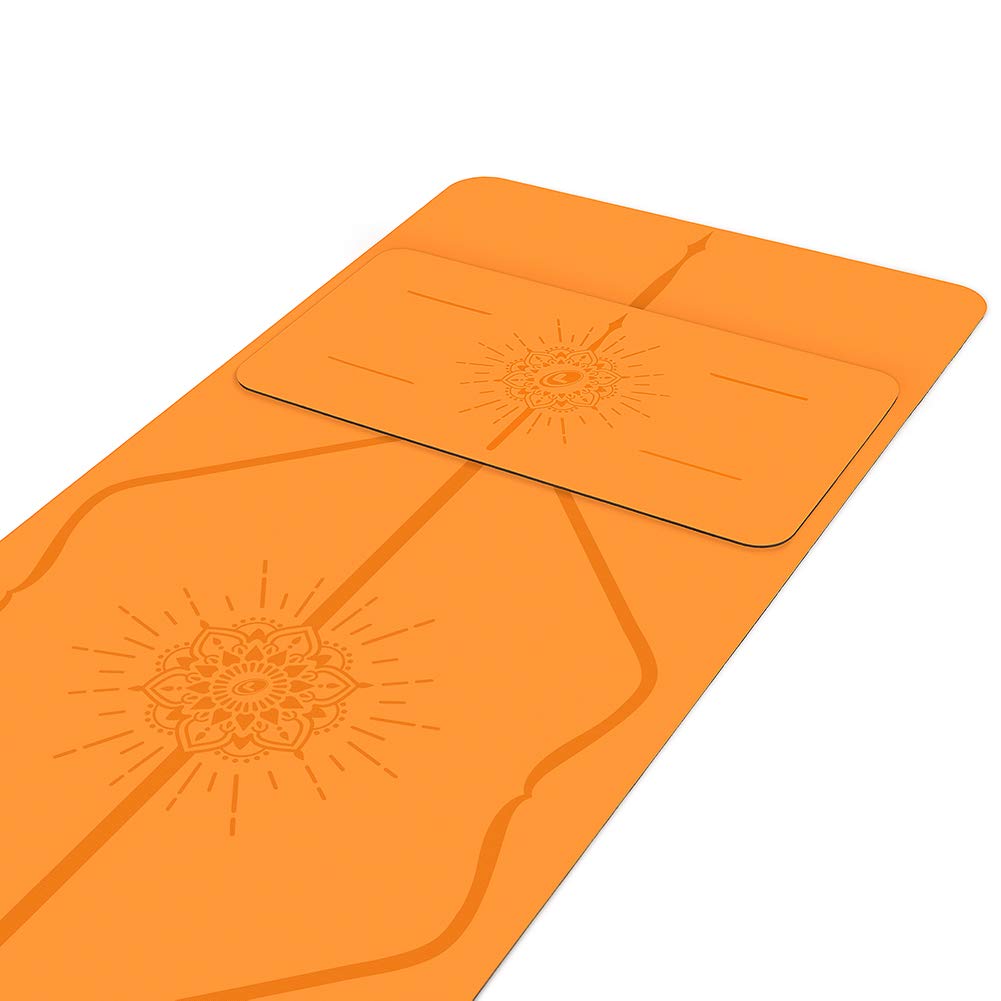 Liforme Happiness Yoga Pad – Non-Slip Eco-Friendly Mat with Bag