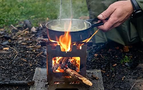 FENNEK Hobo Premium Foldable Stainless Steel Outdoor Cooker XL Set