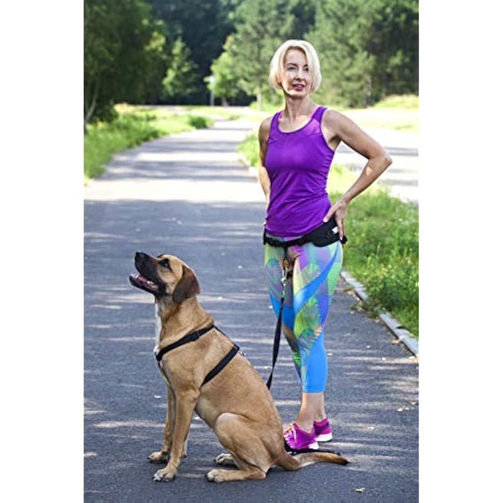 Dingo Canicross Belt | Adjustable Hands-Free Dog Running Belt - Black