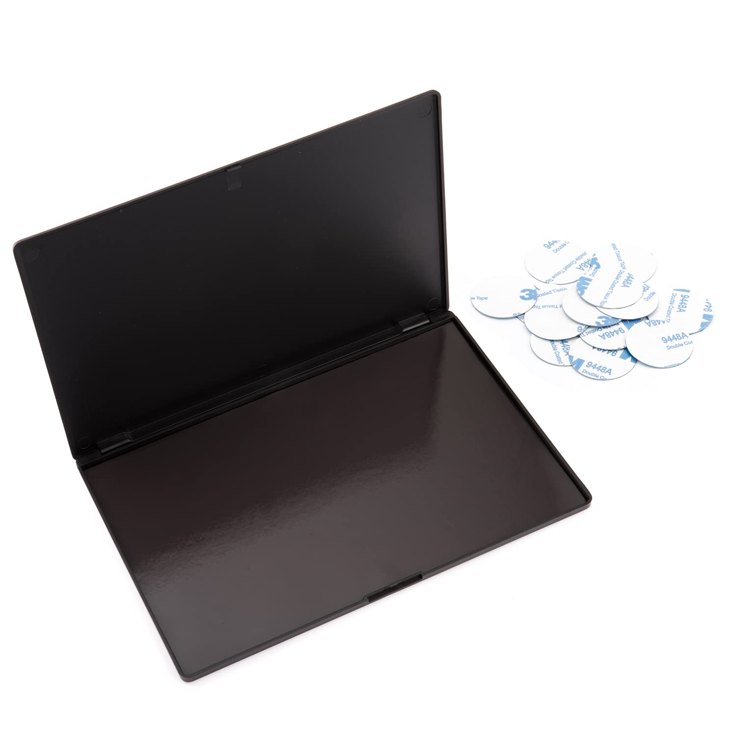 Allwon Large Magnetic Eyeshadow Palette | Empty Makeup Storage with 15 Stickers