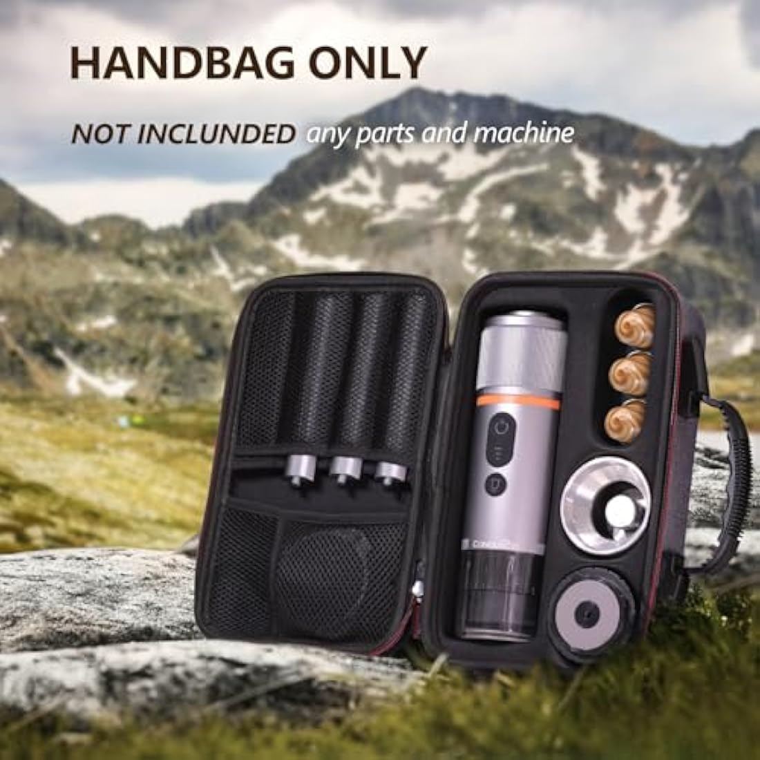 CONQUECO Portable Coffee Machine Travel Case – Protective Hand Bag