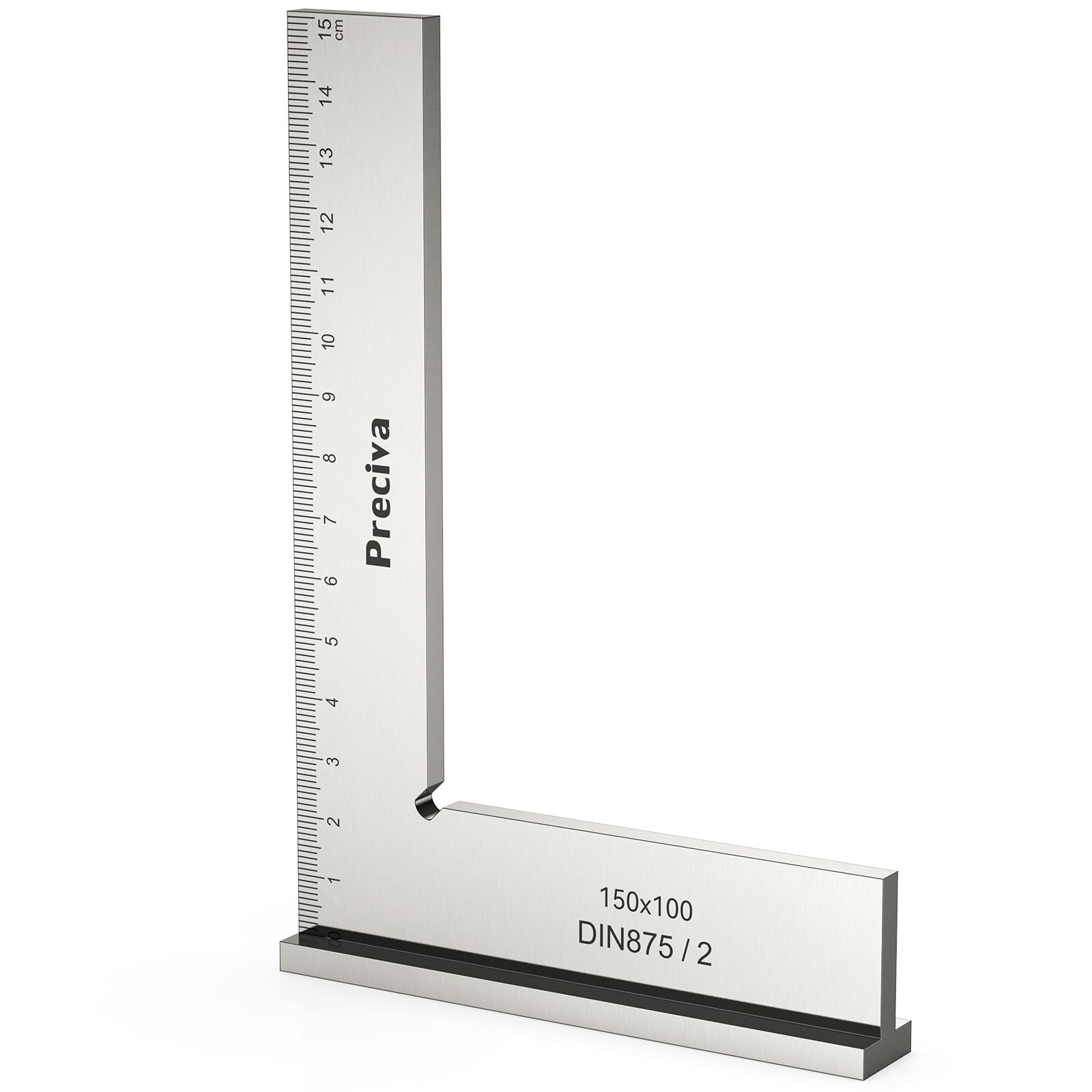 Preciva Machinist Square – 150x100mm Precision 90 Degree Steel Ruler