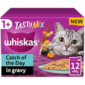 Whiskas Tasty Mix Catch of the Day Wet Cat Food in Gravy - 48 Pouches