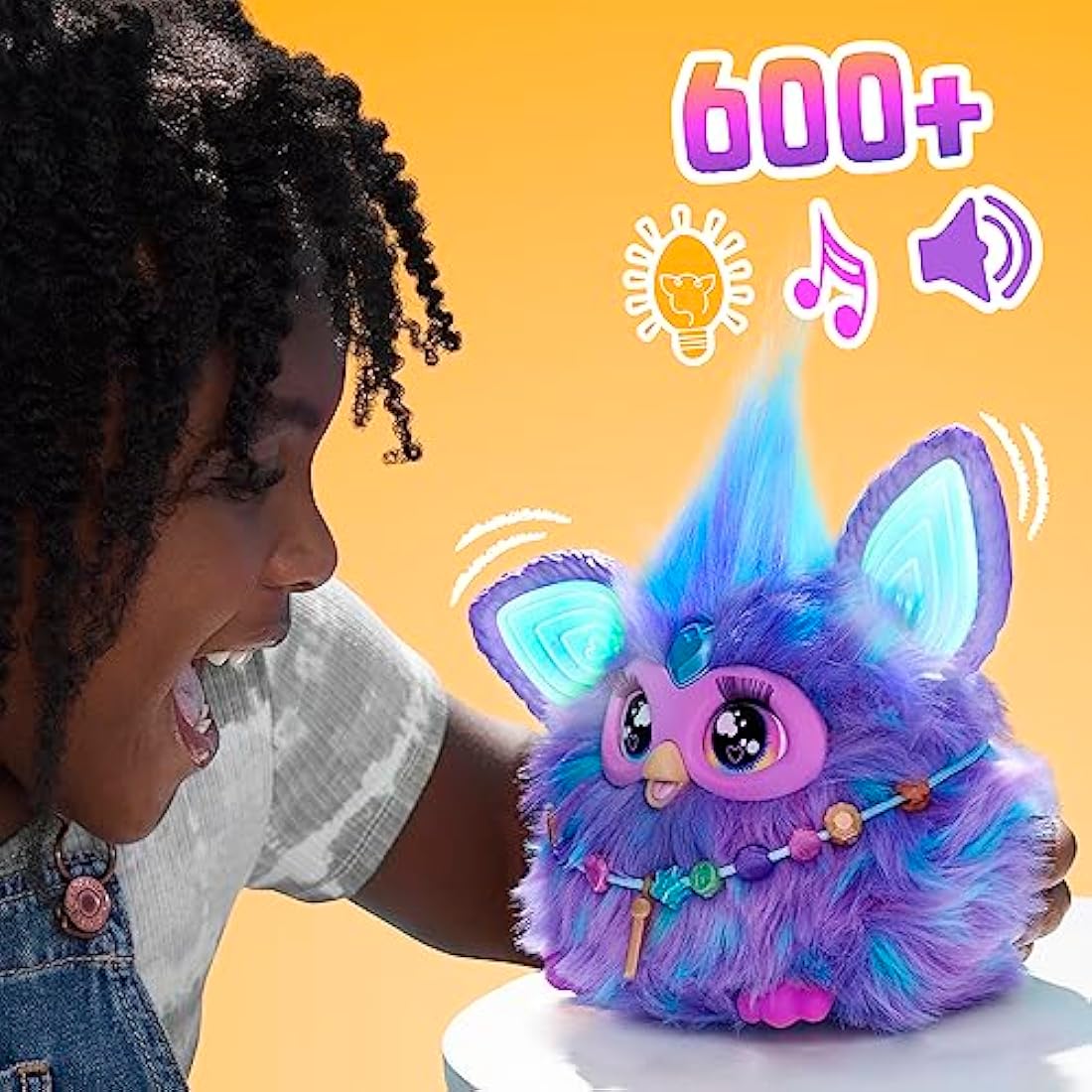 Furby Viola Giocattolo Peluche Interattivo - Robot Parlante per Bambini