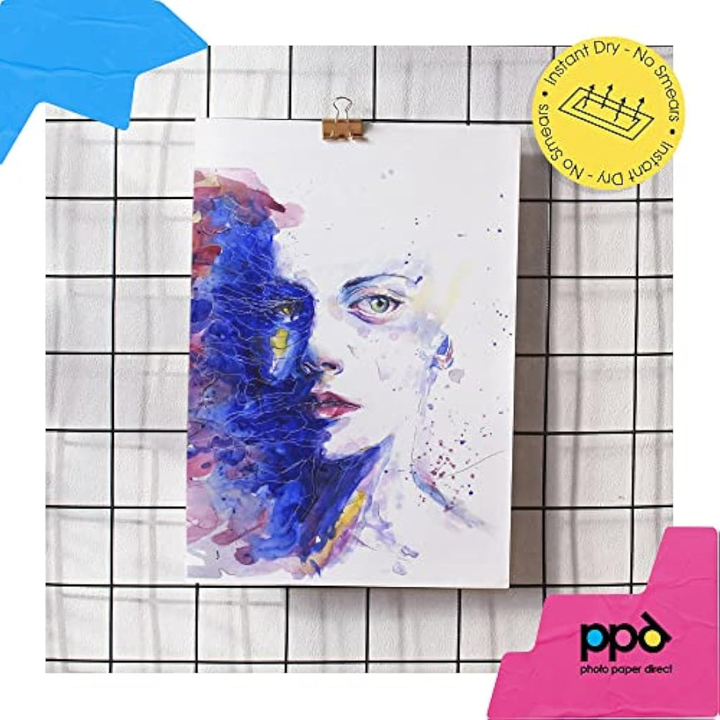 PPD A3 Inkjet Fine Art Watercolour Paper - 240gsm Archival Matt (25 Sheets)