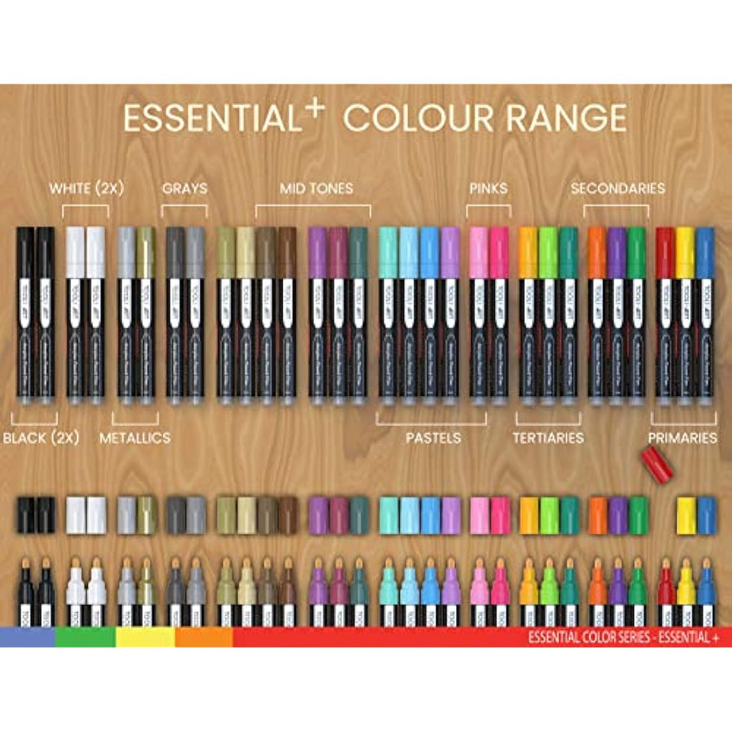 Acrylic Paint Pens – Medium Tip Multi-Surface Markers, 24 Pack