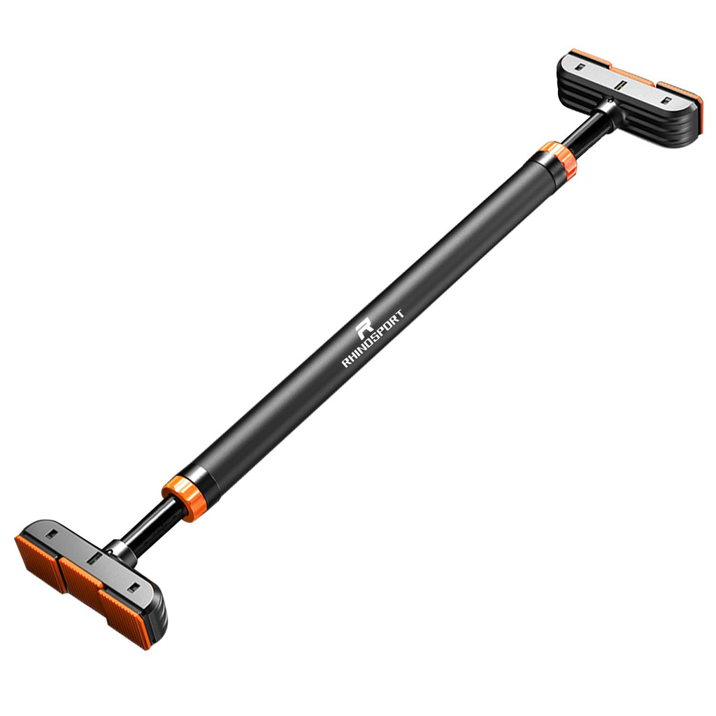 RHINOSPORT Door Pull Up Bar | No-Drill Chin Up Bar for Home Gym (69-92cm)