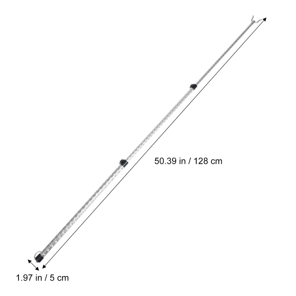 DOITOOL Telescoping Reaching Hook Long Reach Stick Closet Pole, Clothes Hook Pole, Retractable Closet for Outdoor Clothesline, Ceiling - image 4