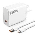 Jolof Store 120W USB C Fast Turbo Charger with 6.6ft 6A Cable for Xiaomi