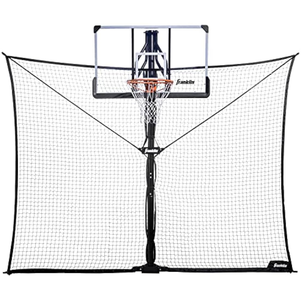 Franklin Sports Basketball Defender Net Pro – 10ft x 8ft Rebounder