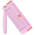 Firbon 12 Inch Titanium Paper Cutter – Pink A4 Trimmer for Scrapbooking