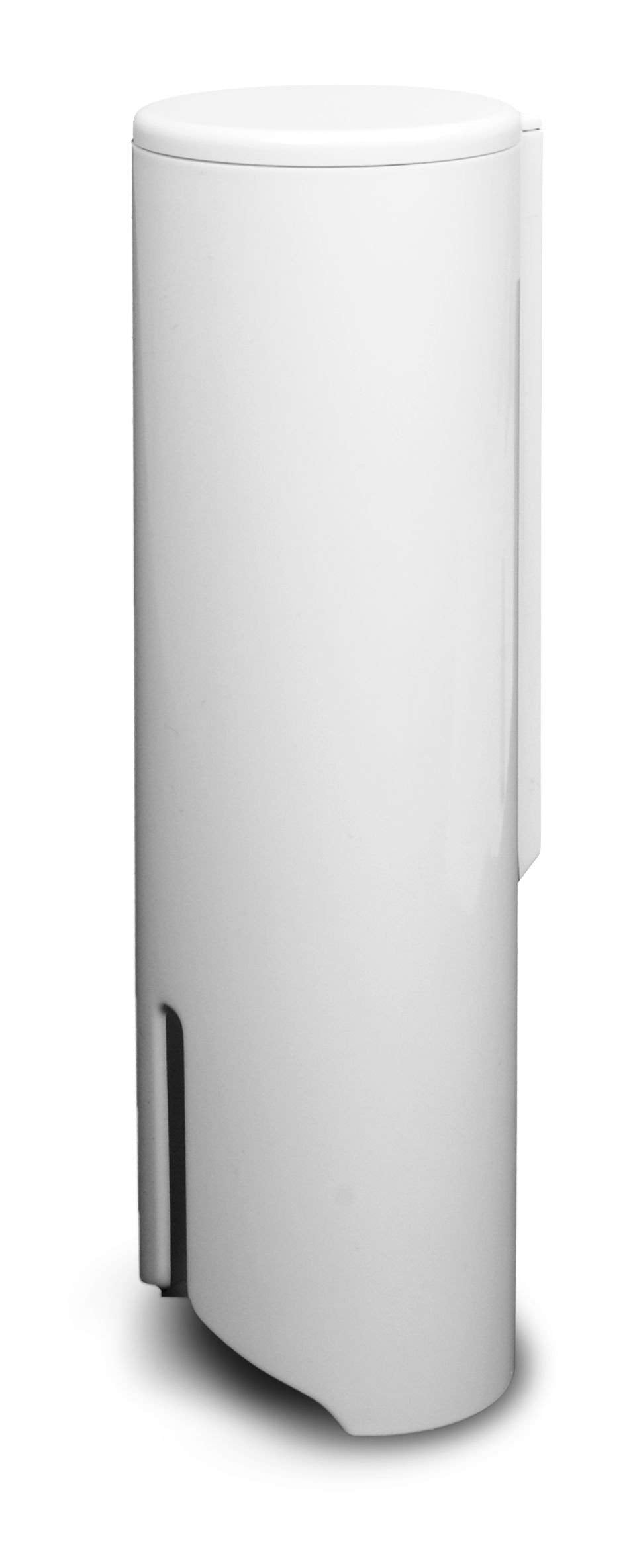 Fackelmann 86910 Cotton Pad Dispenser, Plastic, White - image 1