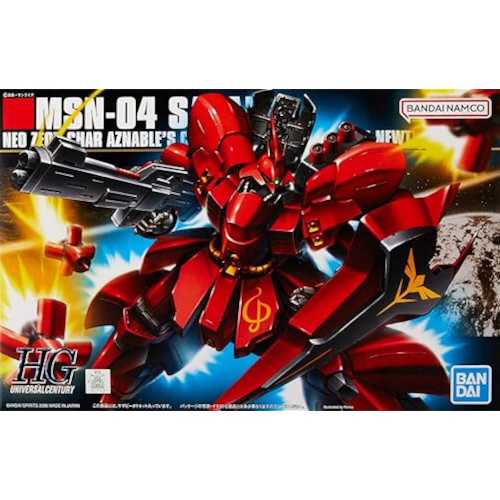 Bandai HGUC 1/144 Sazabi Model Kit – High Grade Gunpla Mecha Figure
