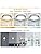 DINGLILIGHTING 48W LED Flush Mount Ceiling Light - 18 Inch Dimmable Black