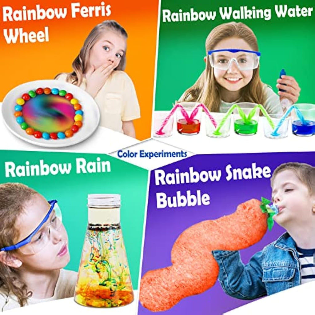 UNGLINGA 60+ Science Experiments Kit | STEM Chemistry & Volcano Set