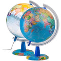 Illuminated Political Globe – 20cm Spanish Map Desktop Decor