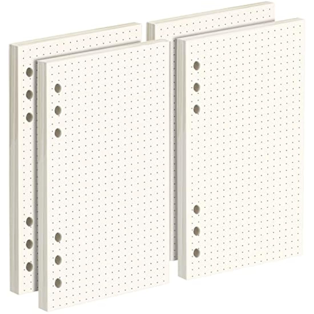 FANDAMEI A6 Dotted Paper Refills | 100 GSM 6-Hole Binder Inserts, 180 Sheets
