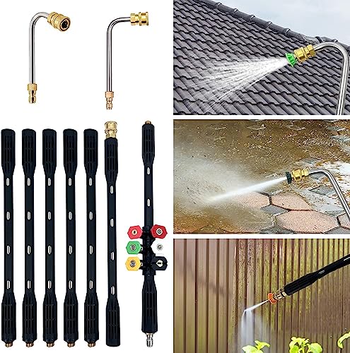 Jolof Store Pressure Washer Extension Wand - 9 Pack Gutter Cleaning Tools