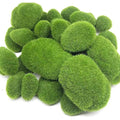 Woohome 30 PCS Artificial Moss Rocks – Green Faux Moss Balls for Decor