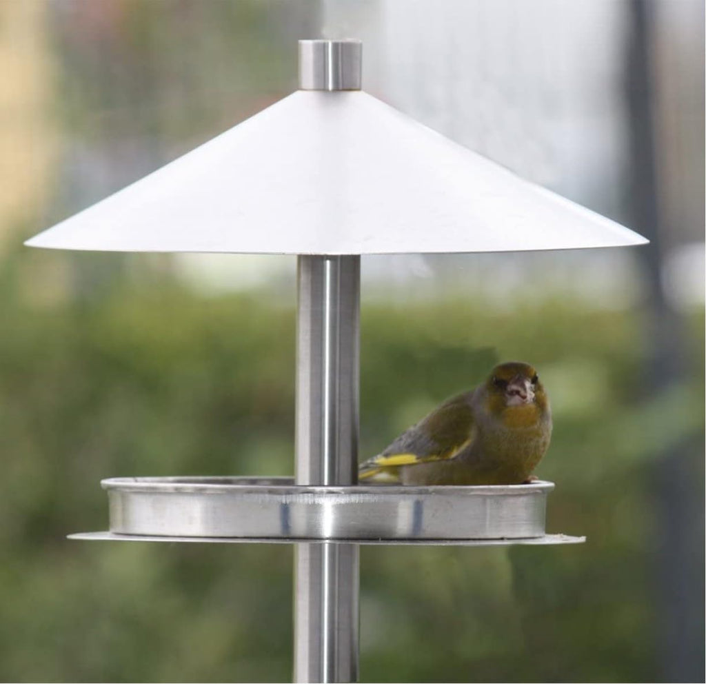 Habau Stainless Steel Bird Feeder Station with Stand – 100cm