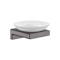 hansgrohe AddStoris Wall-Mounted Soap Dish - Brushed Black Chrome