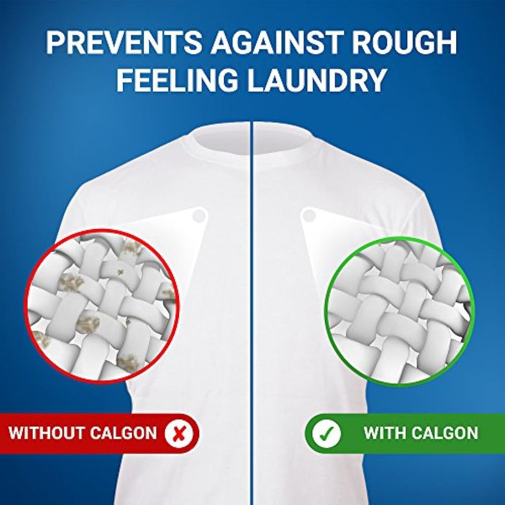 Calgon 4-in-1 Water Softener Tabs | Limescale Remover, 15 Count