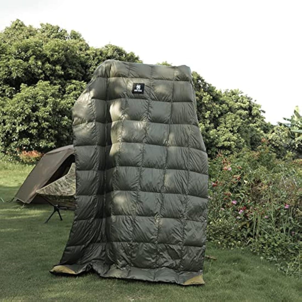 OneTigris Down Camping Blanket | Packable 600 Fill Power Puffy Quilt