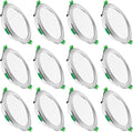 Jolof Store 7W LED Recessed Downlights | CCT Dimmable IP44 Slim - 12 Pack