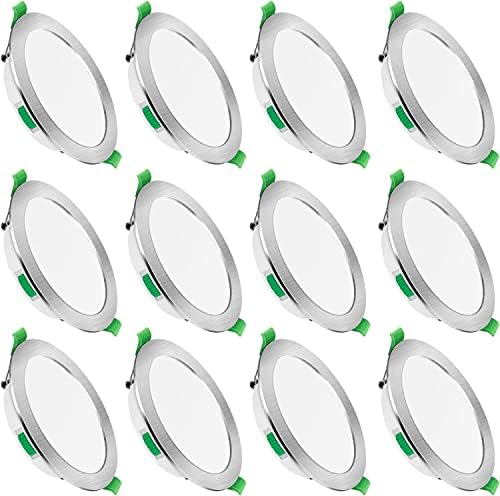 Jolof Store 7W LED Recessed Downlights | CCT Dimmable IP44 Slim - 12 Pack
