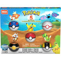 MEGA Pokémon Building Toys – 5 Action Figures and Poké Ball Pack