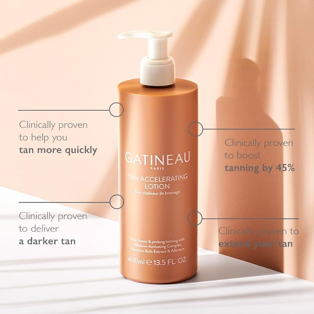 Gatineau Tan Accelerating Lotion & Golden Glow Gradual Tan Duo Set