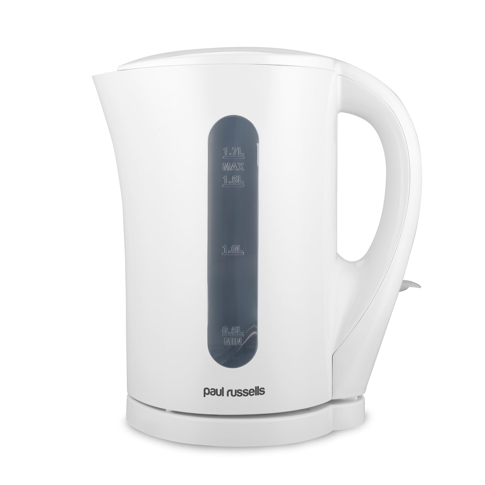 Paul Russells Electric Kettle – 1.7L Fast Boil Water Dispenser, White