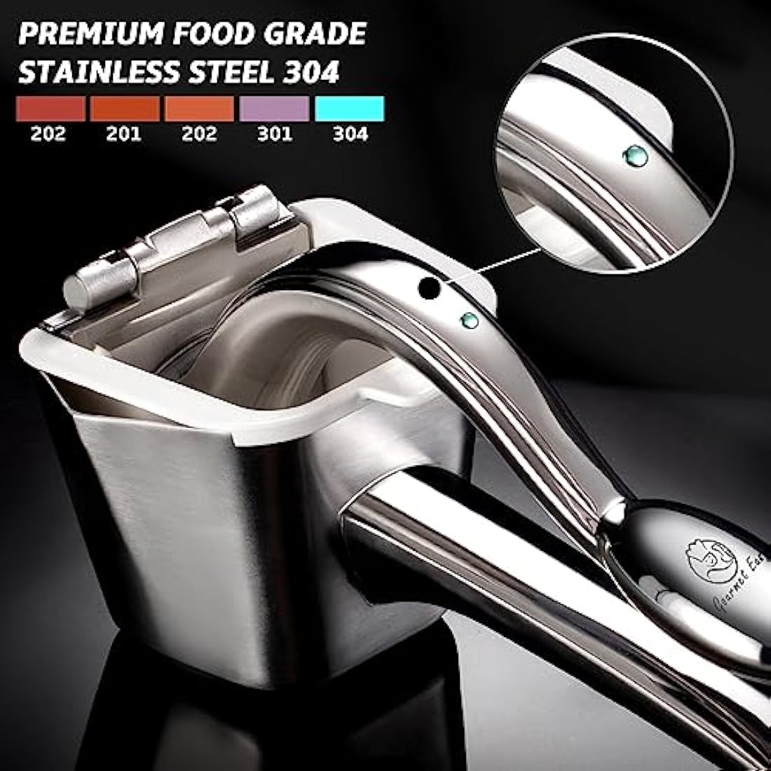 Stainless Steel Citrus Squeezer – Heavy-Duty Hand Juicer Press
