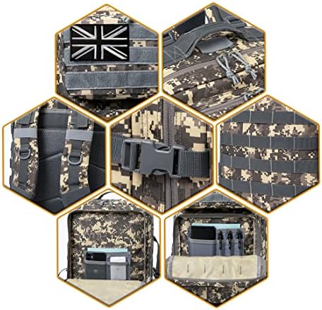45L Military Tactical Backpack – Molle Army Assault Pack