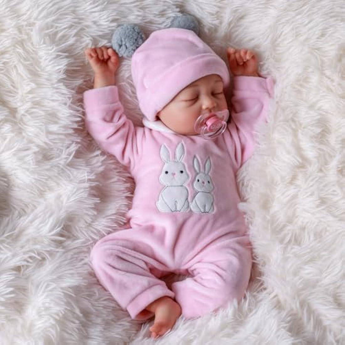 Babeside Connie 20-Inch Reborn Baby Doll – Lifelike Vinyl Girl Doll