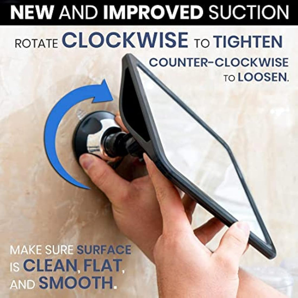 Mirrorvana Fogless Shower Mirror for Shaving – Shatterproof & Suction Cup