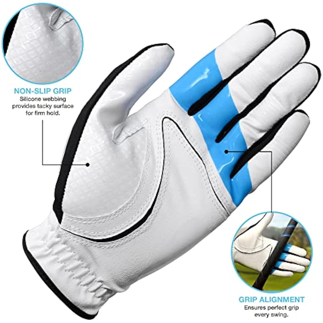 Me and My Golf True Grip Training Glove – Non-Slip Silicone Golf Aid