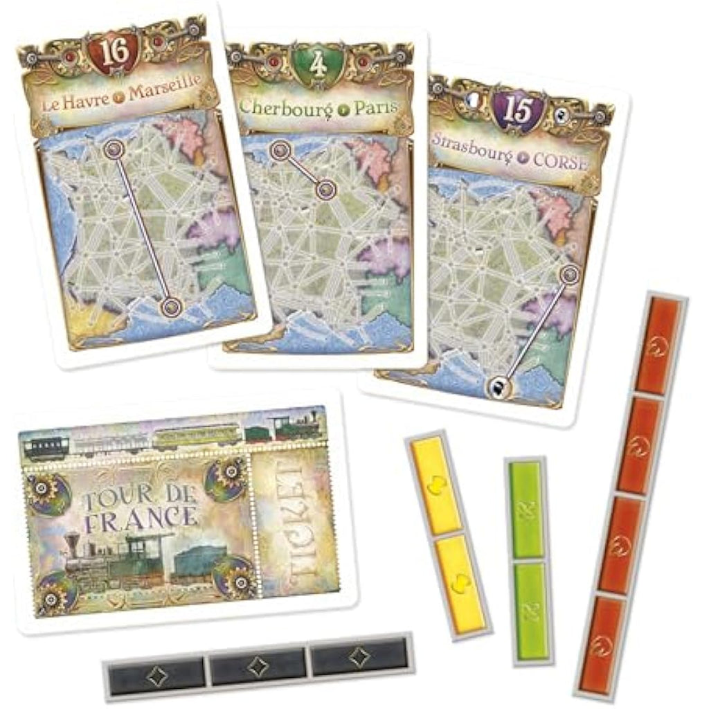 Days of Wonder Ticket to Ride France & Old West Board Game Expansion