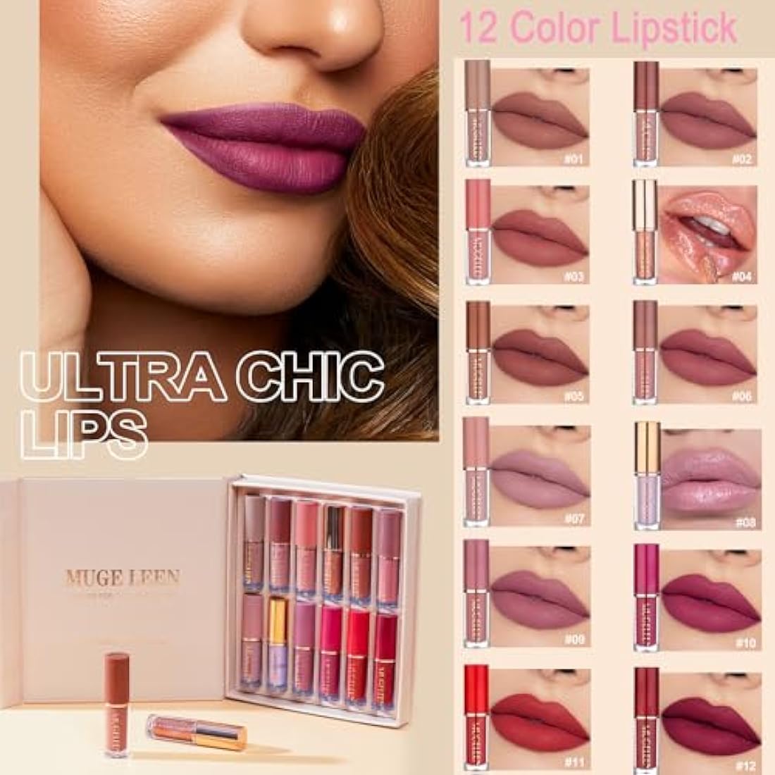 Ruicen Full Makeup Kit for Women & Teens | 40 Color Eyeshadow Set