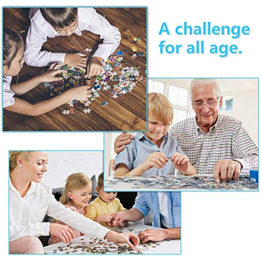 HUADADA Ocean World Jigsaw Puzzle for Adults | 1000 Piece Sea Coral