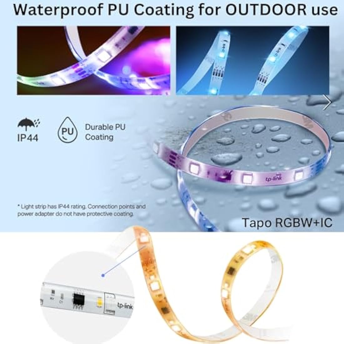 Tapo L930-10 Smart RGBW LED Strip Light – 10m Wi-Fi App Control