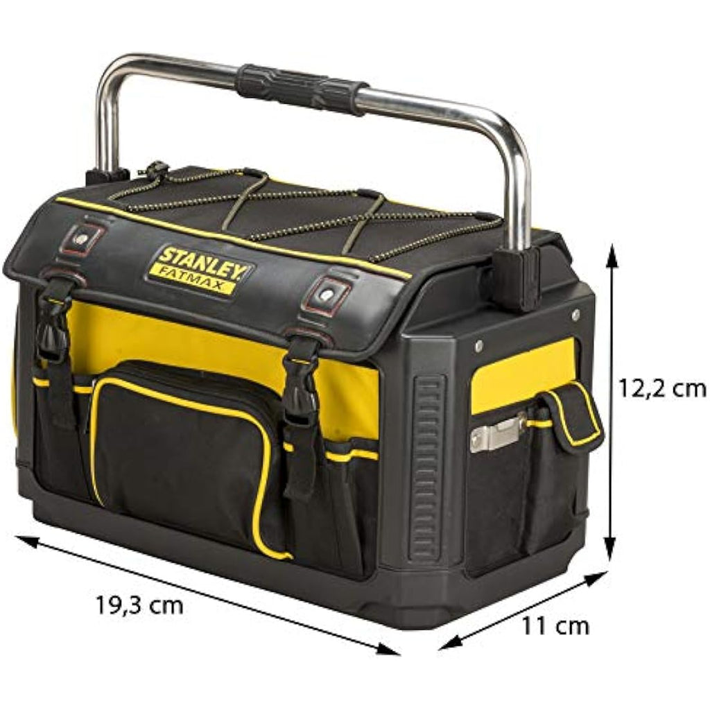 Stanley 20-Inch Denier Tool Bag Tote | Heavy Duty Multi-Pocket Organizer