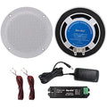 Herdio 4 Inch Waterproof Bluetooth Ceiling Speakers - 160W Marine Grade
